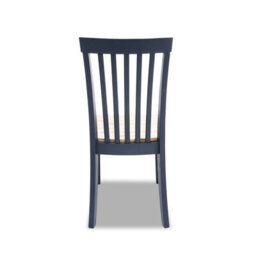 Statement Furniture Florence Highback Wooden Seat Chairs Set Of 4 - Navy Blue - thumbnail 5