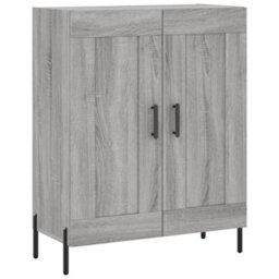 Berkfield Highboard Grey Sonoma 69.5X34X180 Cm Engineered Wood - thumbnail 7