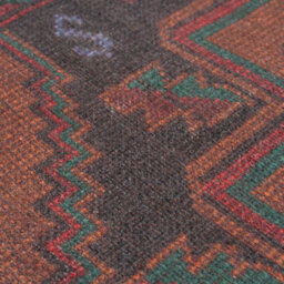 Loomed Distressed Maroon Red Brown Persian Style Washable Non Slip Rug 80X150Cm - thumbnail 6