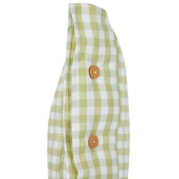 Beliani Throw Cushion Talya 45 X 45 Cm Olive Green Checked - thumbnail 5