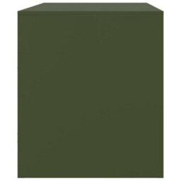 Berkfield Tv Cabinets 2 Pcs Olive Green 67X39X44 Cm Steel - thumbnail 8