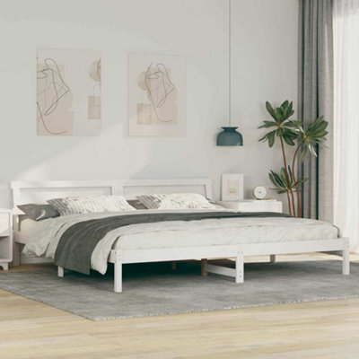 Berkfield With Led Strip Lights White 200 Cm X 200 Cm Metal And Wood - image 1