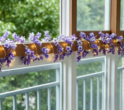 Amorly 35 Led Morning Glory Willow Vine Lights Artificial Plants String Lights Flexible Diy Tree Branch For Party Home Decor - thumbnail 5