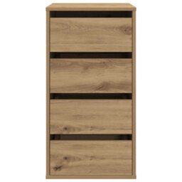 Walplus Corner Chest Of Drawers Artisian Oak 40X41X76 Cm Engineered Wood - thumbnail 4