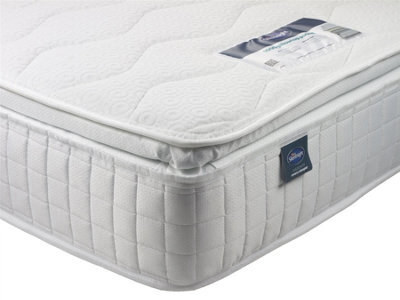 Silentnight 1000 Pillow Top Mirapocket Mattress - Firm - Super King - image 1