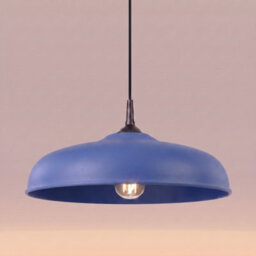 Sollux Lighting Gina Steel Ultramarine 1 Lights Minimalist Pendant Lamps - thumbnail 4