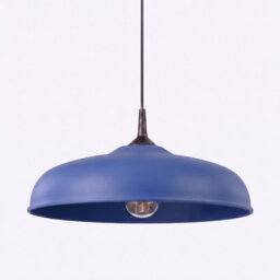 Sollux Lighting Gina Steel Ultramarine 1 Lights Minimalist Pendant Lamps - thumbnail 5