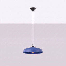 Sollux Lighting Gina Steel Ultramarine 1 Lights Minimalist Pendant Lamps - thumbnail 2