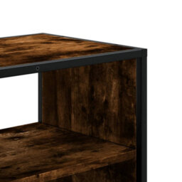 Berkfield Industrial Tv Cabinet Smoked Oak 100X31X39.5 Cm Engineered Wood And Metal - thumbnail 7