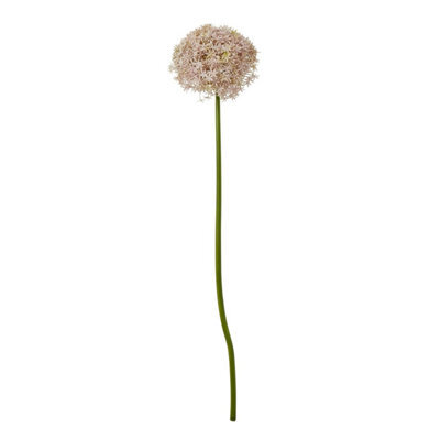 Hill Interiors Allium Stem Artificial Plant Lilac (90Cm) - image 1