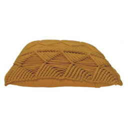 Wyld Haus Set Of 2 Rochefort Mustard Handwoven Cushion Covers - thumbnail 7