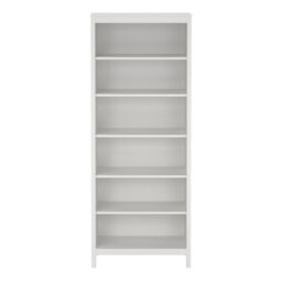 Furniture To Go Barcelona Bookcase With 5 Shelves In White - thumbnail 2