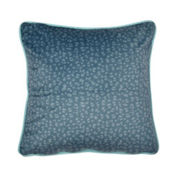 Soirée Peacock Jungle Velvet Teal Filled Cushion - thumbnail 4