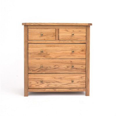 Cabinet Bits Trivento 5 Drawer Chest Of Drawers Brass Knob - image 1