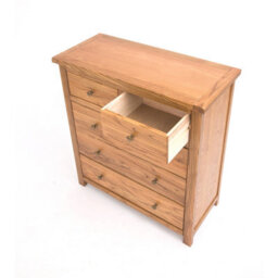 Cabinet Bits Trivento 5 Drawer Chest Of Drawers Brass Knob - thumbnail 4