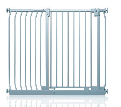 Safetots Extra Tall Elite Safety Gate, 116Cm - 125Cm, Matt Grey, Extra Tall 96.8Cm In Height, Pressure Fit Stair Gate - image 1