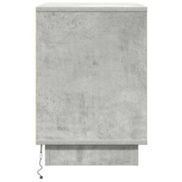 Berkfield Bedside Cabinets With Led 2 Pcs Concrete Grey 50X34.5X50 Cm - thumbnail 9