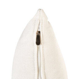 Beliani Left-Hand Chaise Longue Riom Fabric White - thumbnail 9