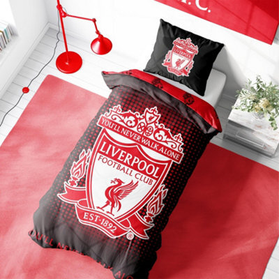 Liverpool Fc Reversible Duvet Set Red (Single) - image 1