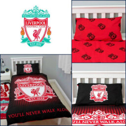 Liverpool Fc Reversible Duvet Set Red (Single) - thumbnail 5