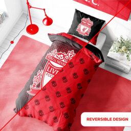 Liverpool Fc Reversible Duvet Set Red (Single) - thumbnail 2