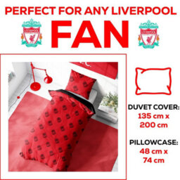 Liverpool Fc Reversible Duvet Set Red (Single) - thumbnail 3