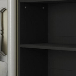 6 Tier Bookshelf, Freestanding Bookcase With Adjustable Shelves, Black - thumbnail 7