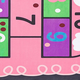 Beliani Kids Rug Honaz Pink 80 X 150 Cm - thumbnail 4