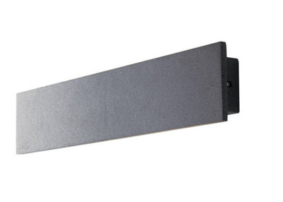 Luminosa Lighting Luminosa Parker Outdoor Built-In Led Flush Wall Lamp, Grey, Ip65, 4000K