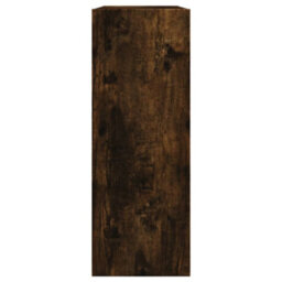 Berkfield Shoe Cabinet Smoked Oak 80X21X57 Cm Engineered Wood - thumbnail 6
