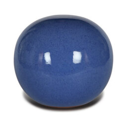 Terrastyle Blue Terracotta Sphere Garden Ornament (H)22Cm (W)25Cm - thumbnail 1