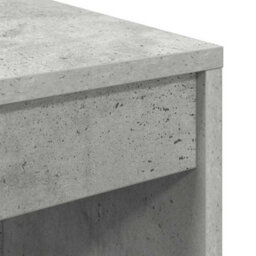 Berkfield Modern Writing Desk Concrete Grey Particle Board With Concrete Grey Finish - thumbnail 8