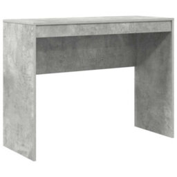 Berkfield Modern Writing Desk Concrete Grey Particle Board With Concrete Grey Finish