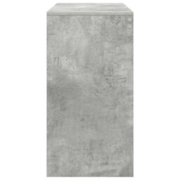 Berkfield Modern Writing Desk Concrete Grey Particle Board With Concrete Grey Finish - thumbnail 6