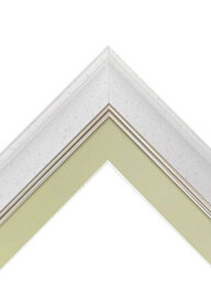 Frames By Post Scandi White Speckled Frame With Light Grey Mount For Image Size 9 X 7 Inch - thumbnail 5