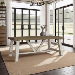 Fwstyle 2M Solid Reclaimed Pine Dining Table - thumbnail 1