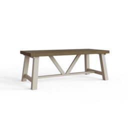 Fwstyle 2M Solid Reclaimed Pine Dining Table - thumbnail 3