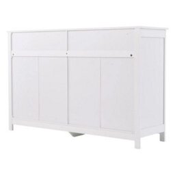 White Sideboard Buffet Cupboard Dining Living Room 2Drawer Storage Cabinet Unit - thumbnail 6