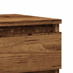 Berkfield Bedside Cabinet Old Wood 40X35X50 Cm Engineered Wood - thumbnail 8