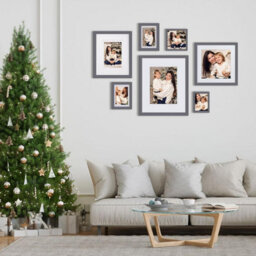 Grey Picture Frame Photo Frame Perspex Sheet For Wall Or Table, Landscape Portrait Orientation36 X 24 Cm - thumbnail 8