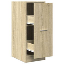 Walplus Apothecary Cabinet Sonoma Oak 30X41X77.5 Cm Engineered Wood - thumbnail 2