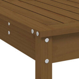 Berkfield 3 Piece Garden Bar Set Honey Brown Solid Wood Pine - thumbnail 7
