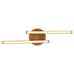 Luminosa Lighting Luminosa Evita Integrated Led Semi Flush Ceiling Light Black 2X Led 3000K - thumbnail 4