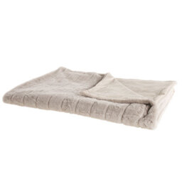 Beliani Blanket Labyar 150 X 200 Cm Beige - thumbnail 1