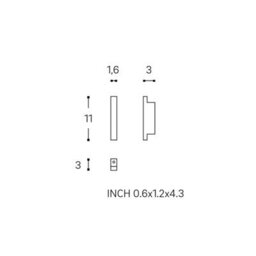 Cosmic Towel Hook, Robe Hook, Coat Hook, White Matt, Wall-Mounted, 3 Cm. The Grid Collection - thumbnail 5