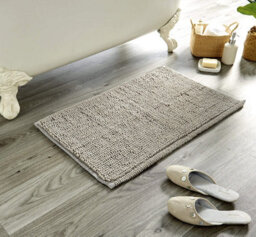Pebbles Super Soft Bath Mat In Silver