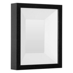 Orsina Box Design Black Photo Frame With Crisp White Interior,photo Holder With Hooks,decorative Mdf Wall Frame - thumbnail 2
