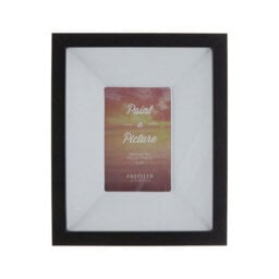 Orsina Box Design Black Photo Frame With Crisp White Interior,photo Holder With Hooks,decorative Mdf Wall Frame - thumbnail 3