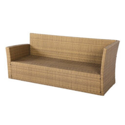 St. Tropez Garden Corner Sofa With Rising Glass Top Table,  Brown Grey, 6 Seats, Outdoor Rattan Furniture Set With Cushions - thumbnail 7