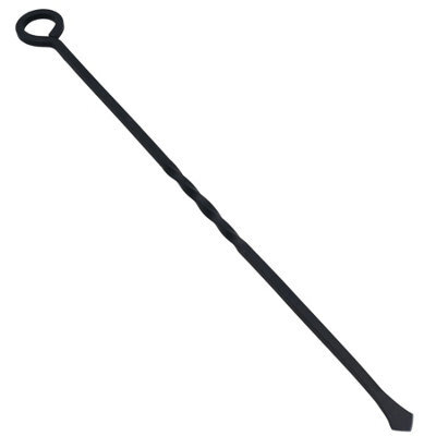 "AB Tools 21"" Loop Top Twisted Poker Fire Coal Wood Burner Black Steel Metal 550mm" - image 1